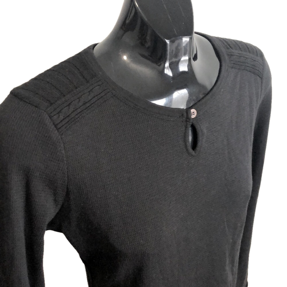 NEW Aventura Organic Black Lightweight Top, Size Large - Picture 2 of 14